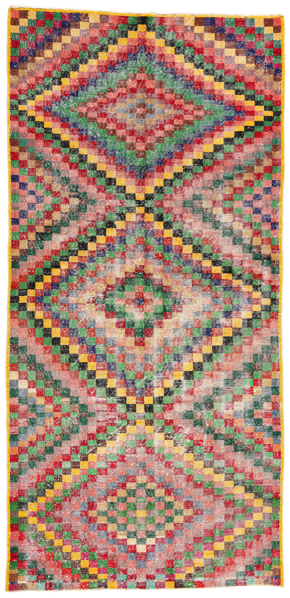 4 x 9 Zeki Muren Vintage Turkish Sivas Rug 53294