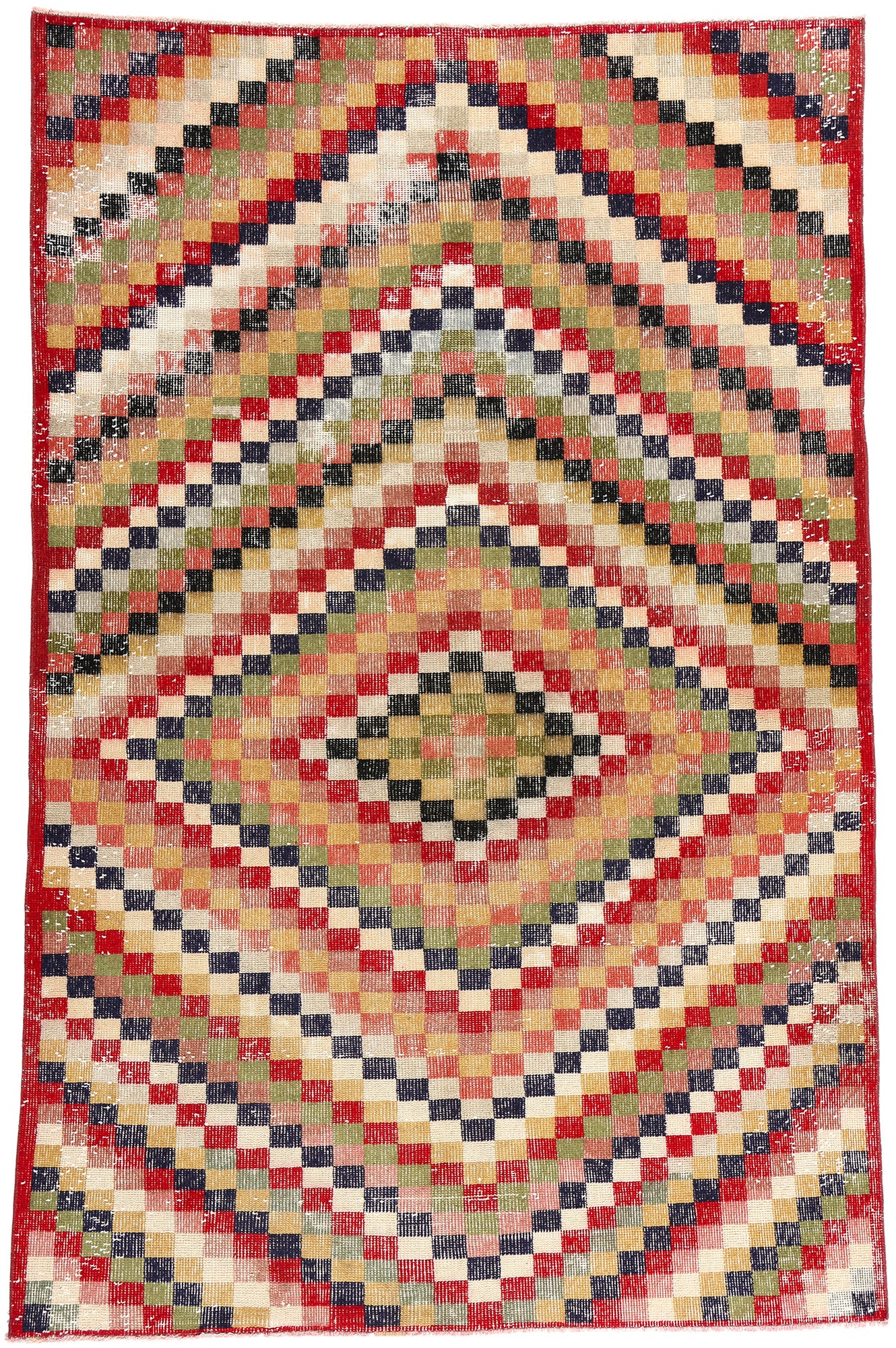 5 x 7 Zeki Muren Vintage Turkish Sivas Rug 53323