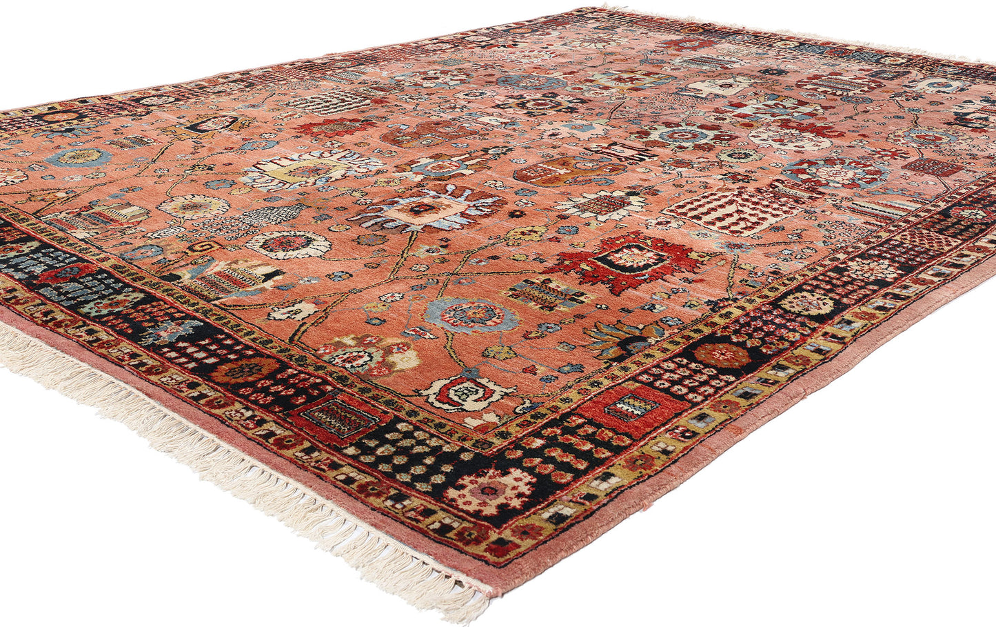 8 x 11 Vintage Persian Tabriz Rug 79087