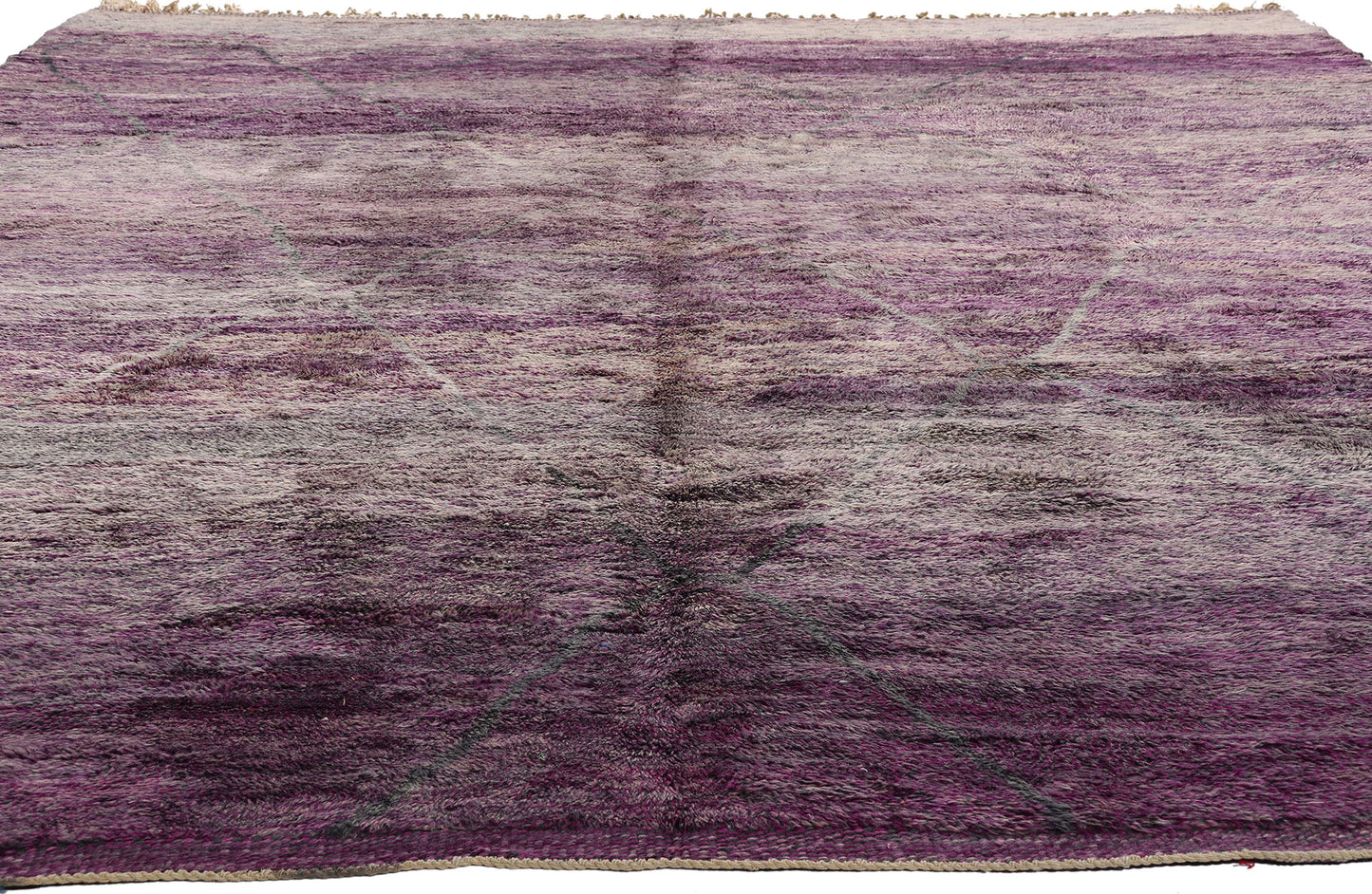 10 x 14 Purple Beni Mrirt Moroccan Rug 20524