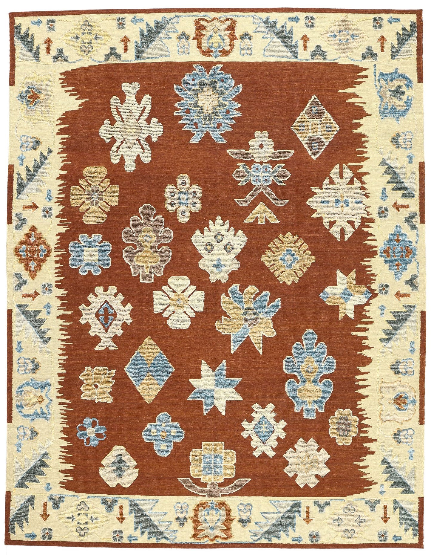 10 x 13 Oushak High-Low Rug 30892