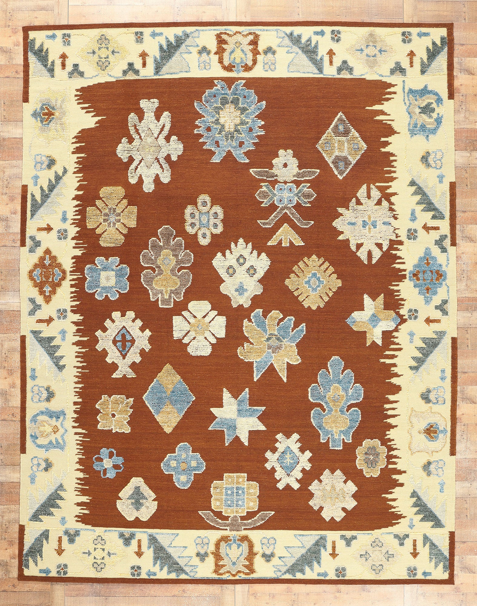 10 x 13 Oushak High-Low Rug 30892
