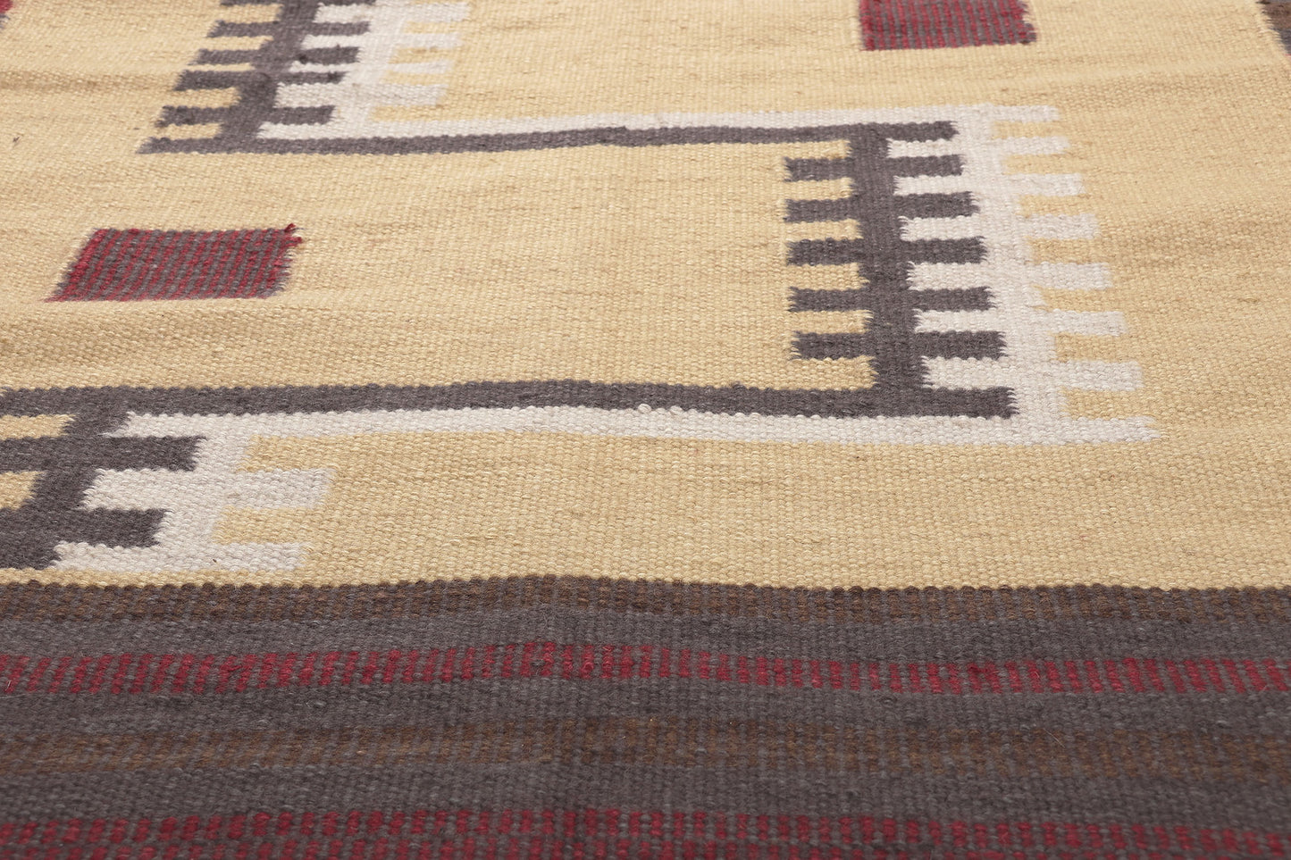 10 x 13 Scandinavian Modern Swedish Inspired Kilim Rug 30962