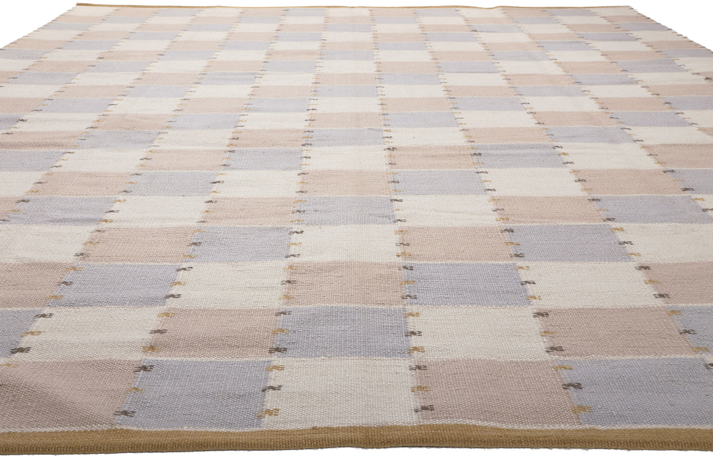 10 x 13 Scandinavian Modern Swedish Inspired Kilim Rug 30950