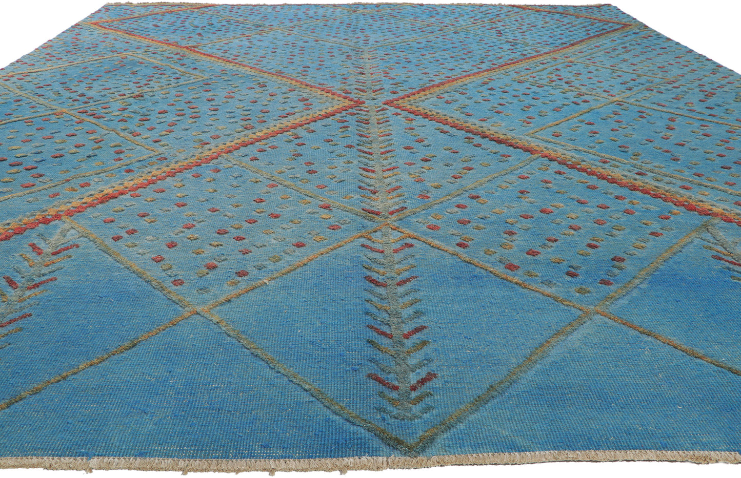 10 x 13 Overdyed High-Low Rug 80353