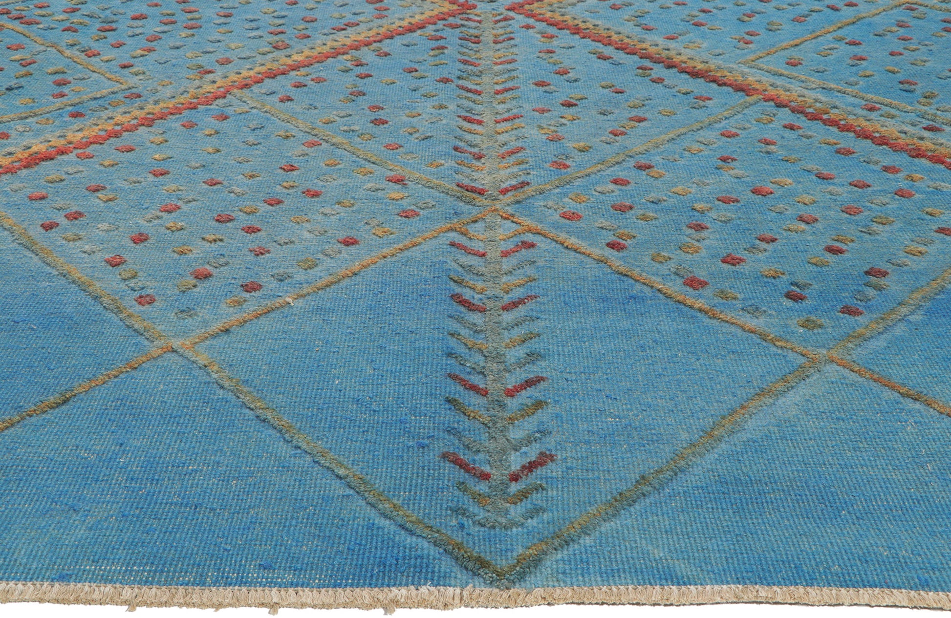 10 x 13 Overdyed High-Low Rug 80353