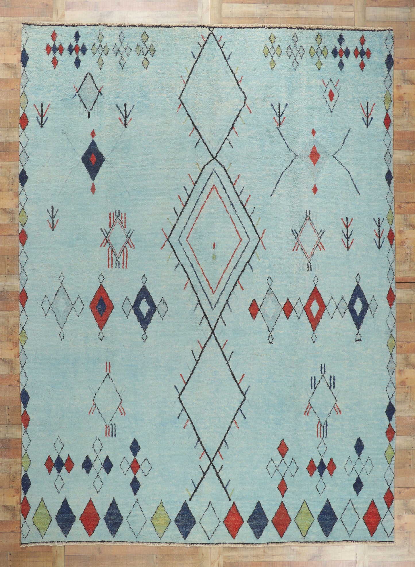 10 x 14 Large Moroccan Area Rug 80348