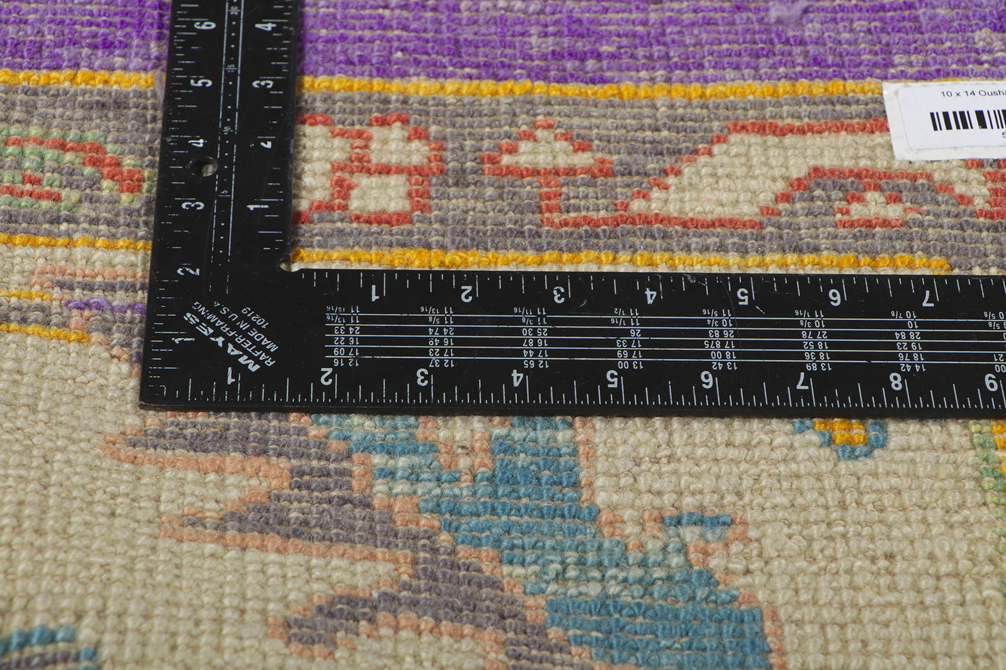 10 x 14 Colorful Turkish Oushak Rug 51887