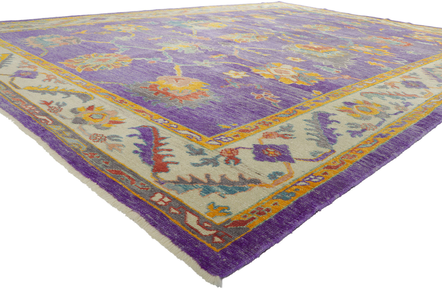 10 x 14 Colorful Turkish Oushak Rug 51887