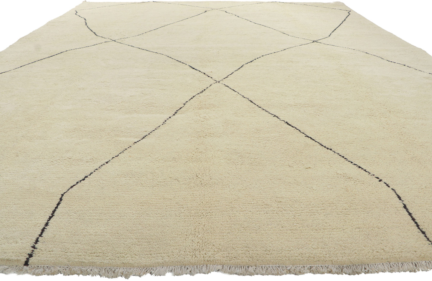 10 x 14 Modern Moroccan Area Rug 80577