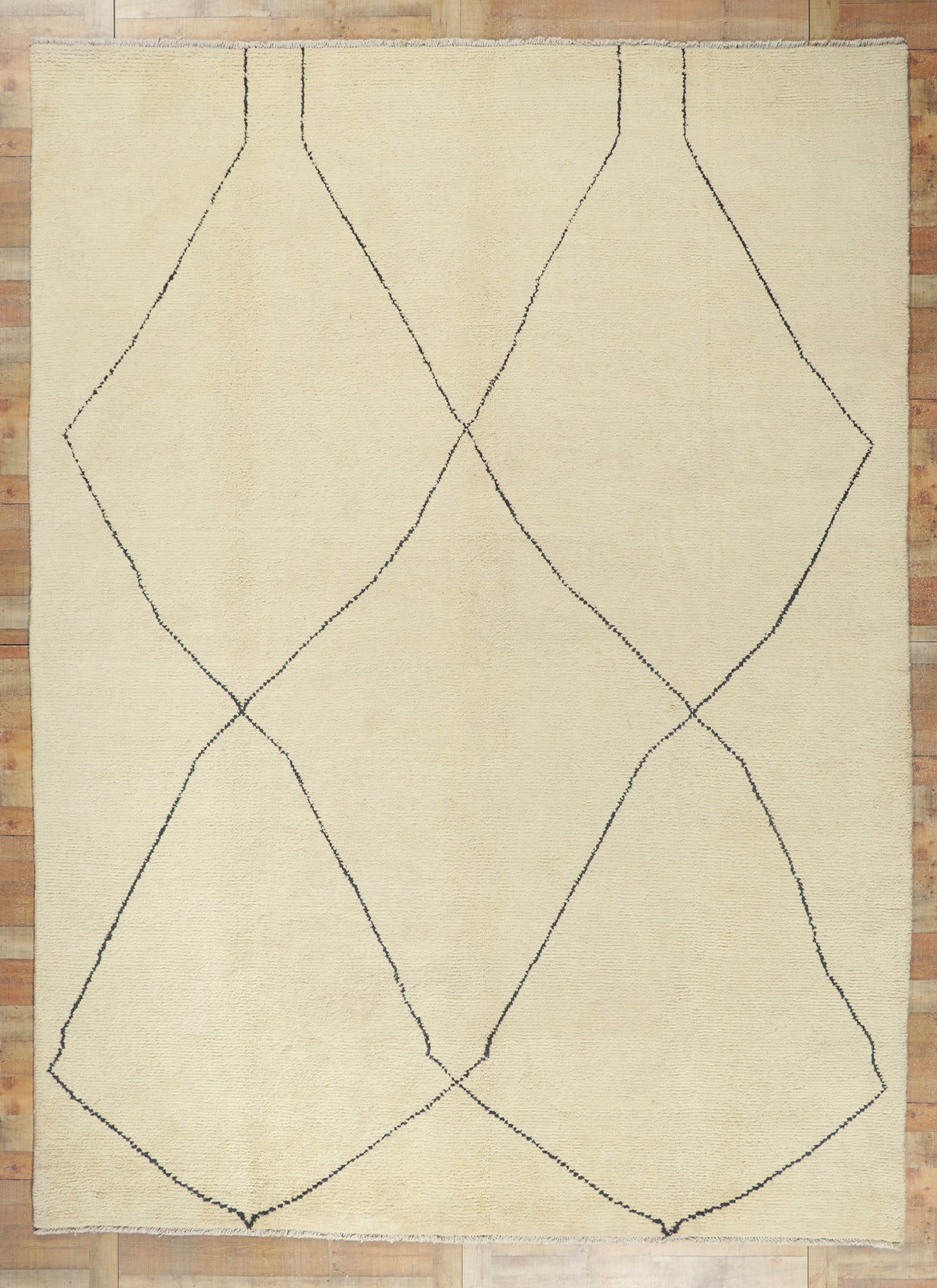 10 x 14 Modern Moroccan Area Rug 80577