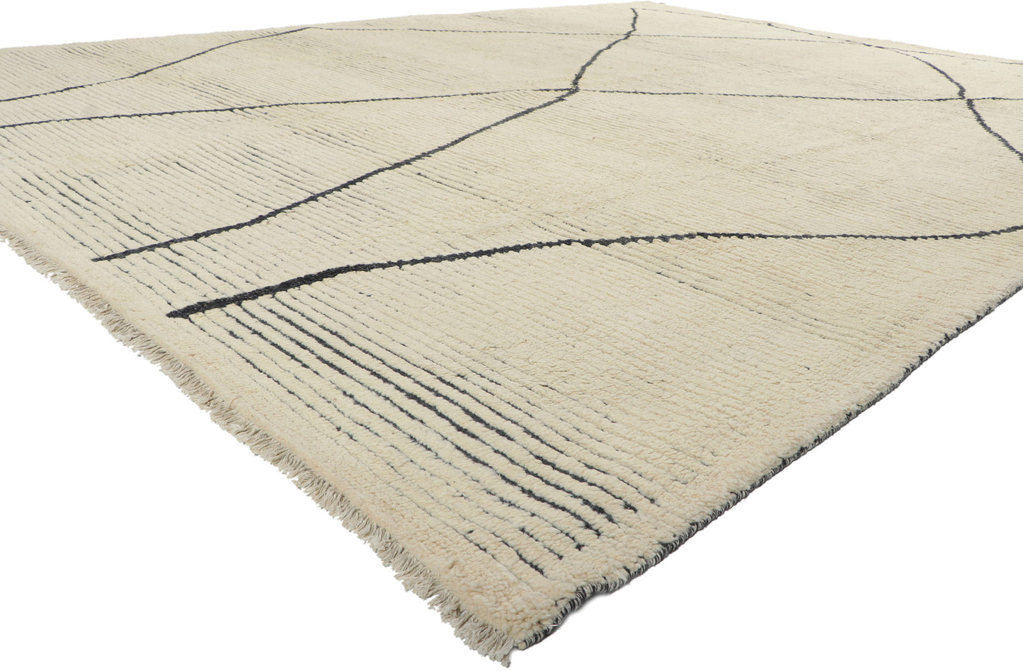 10 x 14 Modern Moroccan Area Rug 80589
