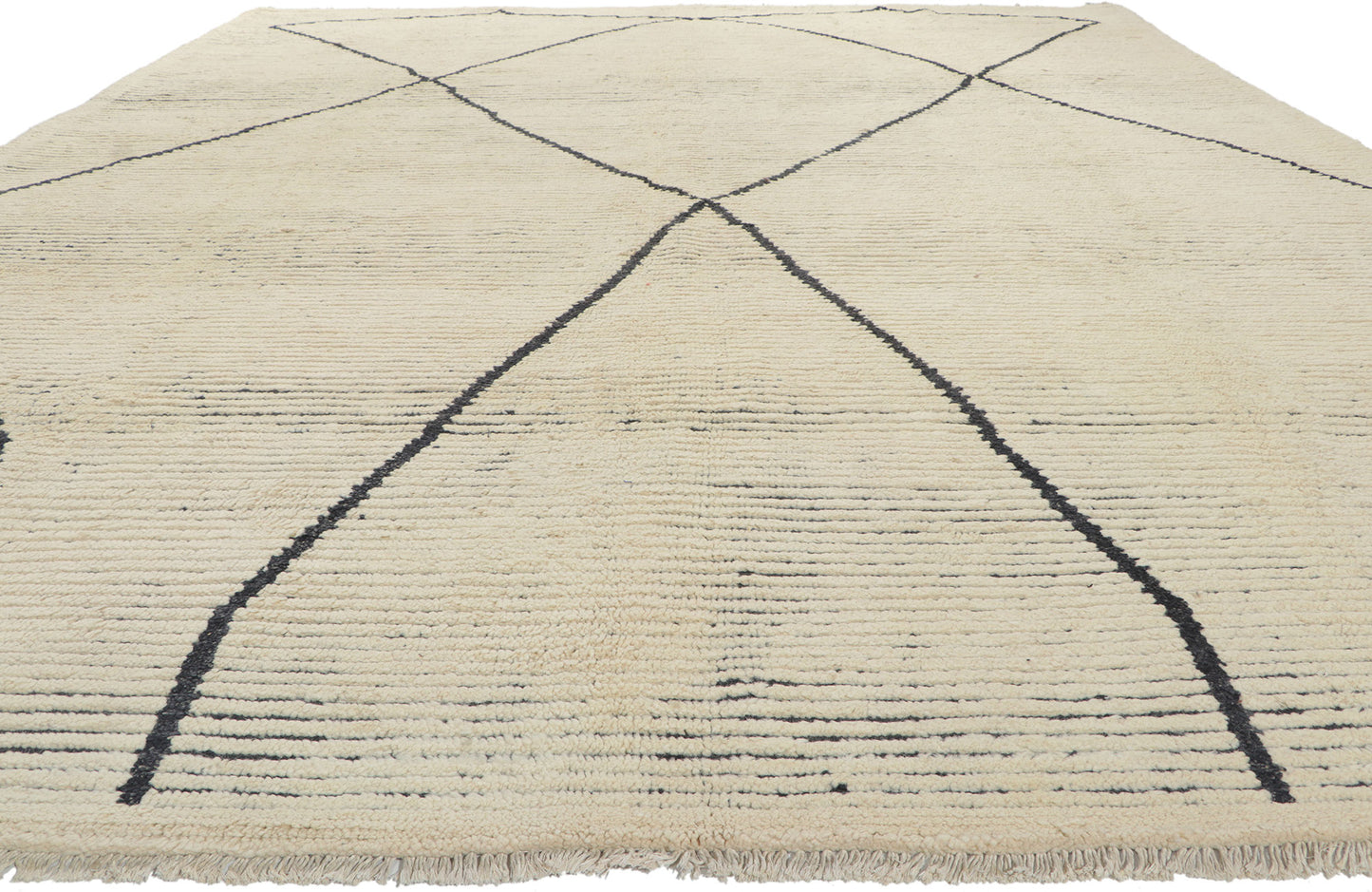 10 x 14 Modern Moroccan Area Rug 80589