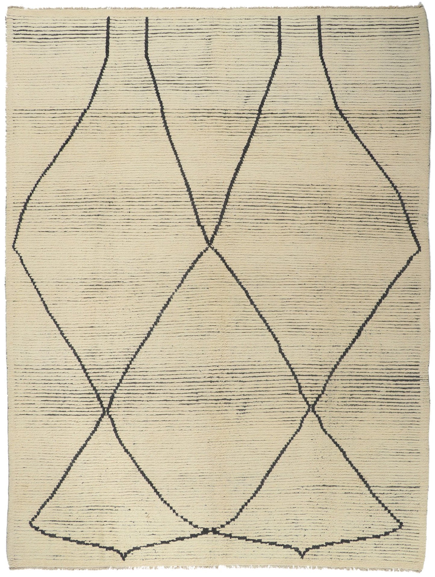 10 x 14 Modern Moroccan Area Rug 80589