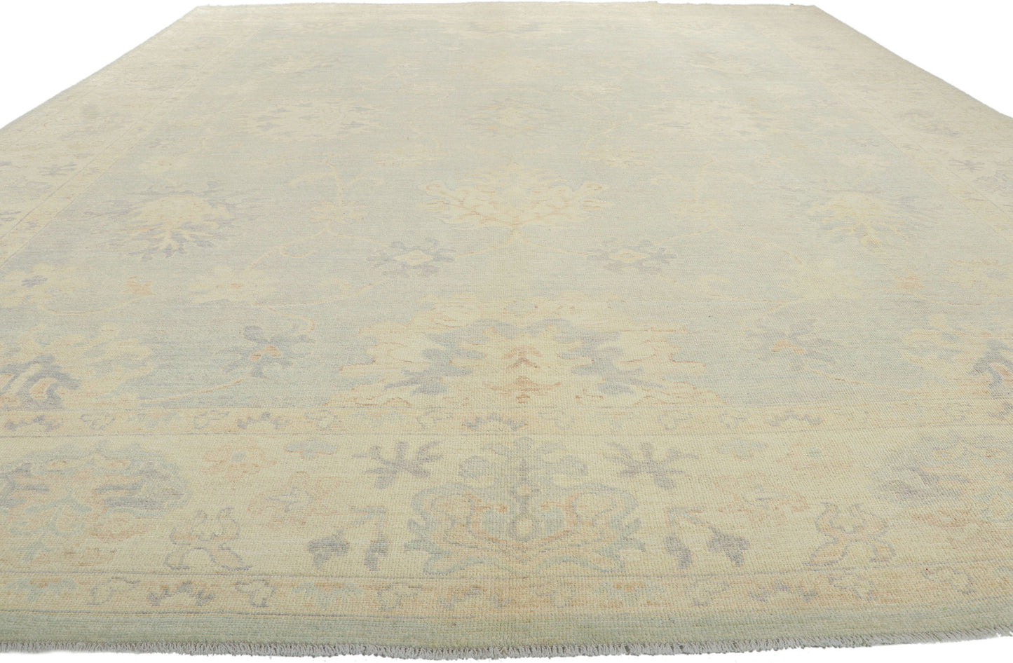 10 x 14 Vintage-Inspired Oushak Rug 80215