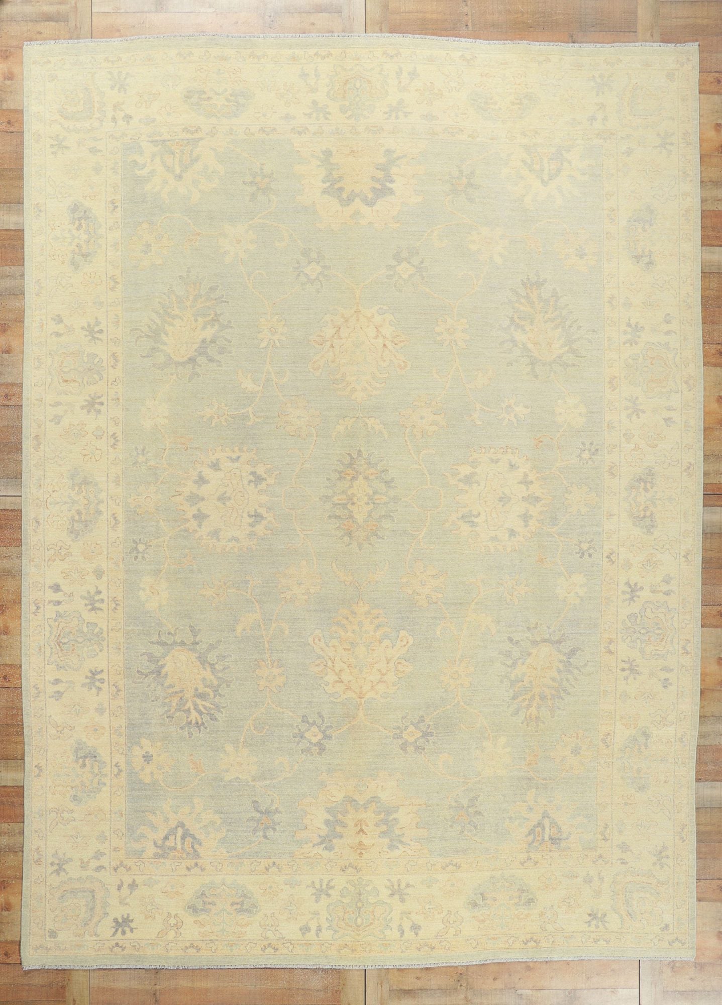 10 x 14 Vintage-Inspired Oushak Rug 80215