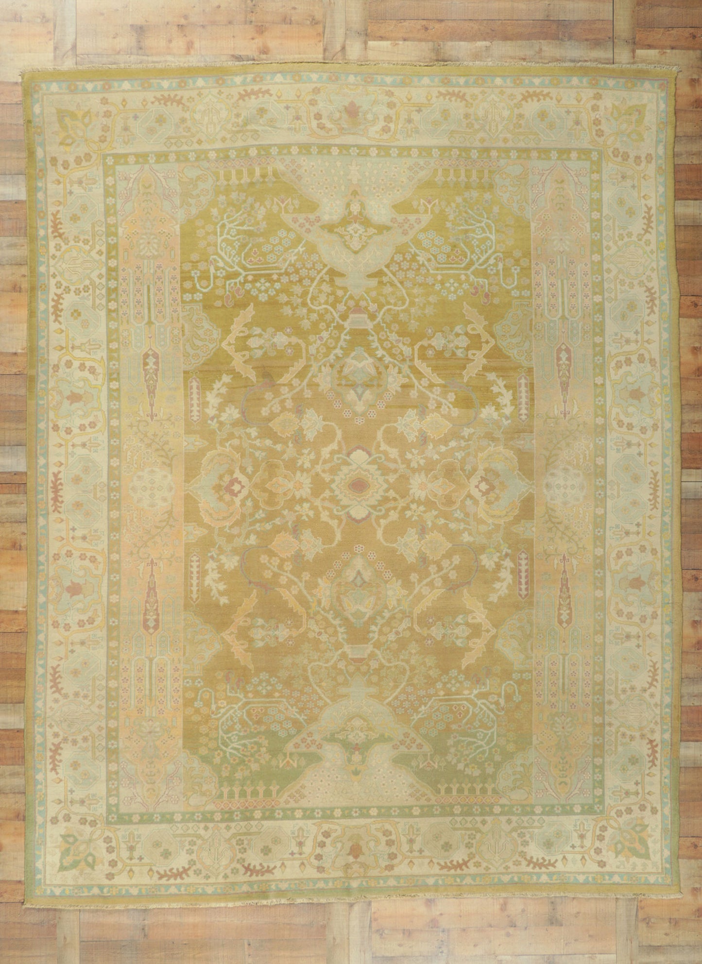 10 x 12 Antique Indian Agra Rug 73595