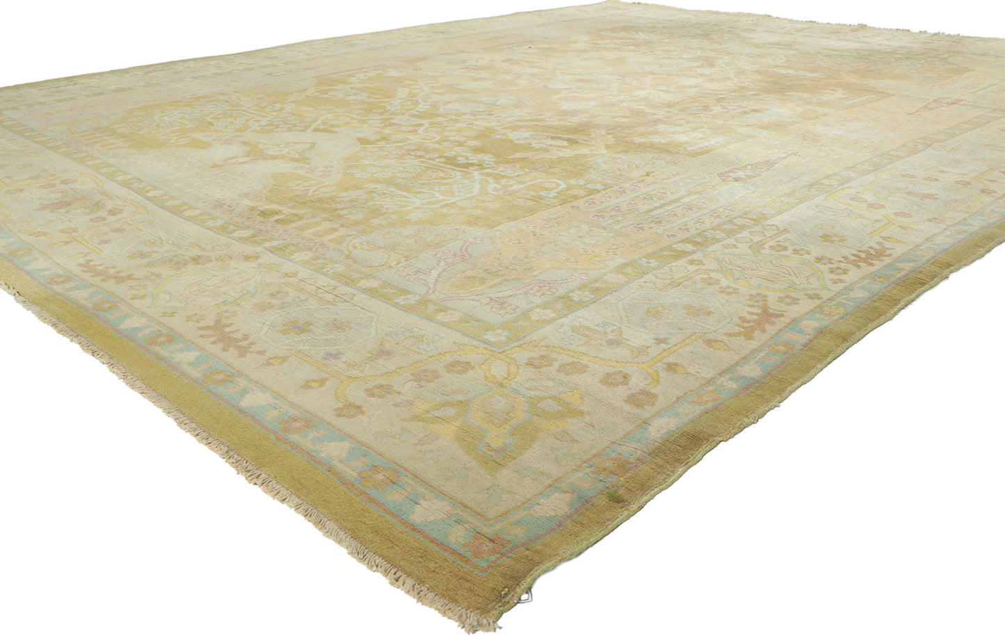 10 x 12 Antique Indian Agra Rug 73595