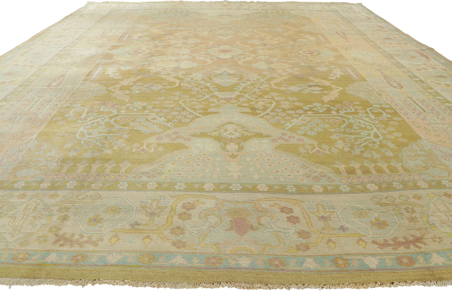 10 x 12 Antique Indian Agra Rug 73595