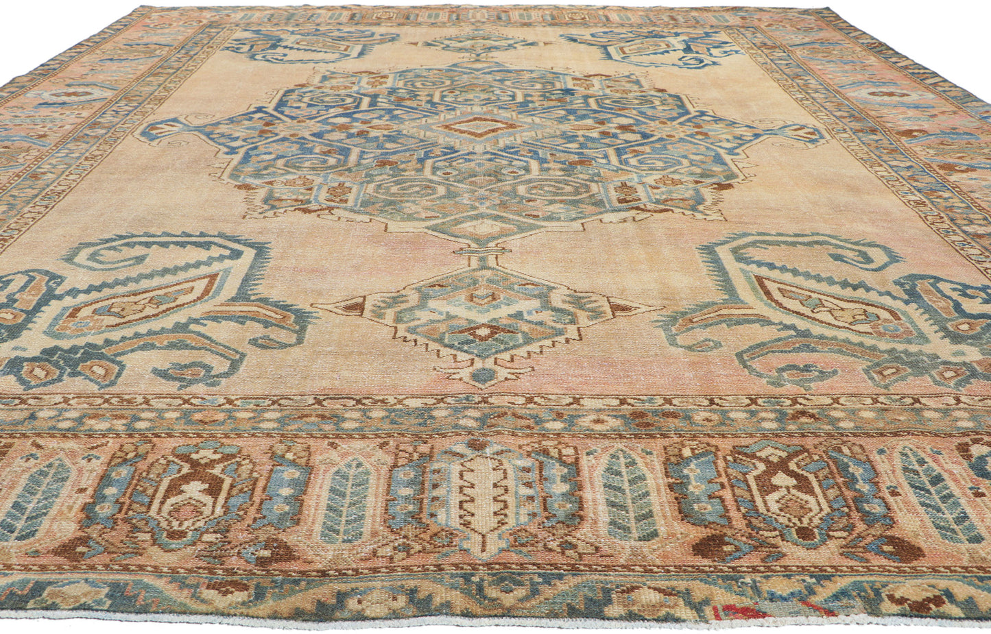 10 x 12 Vintage Persian Bakhtiari Rug 61130