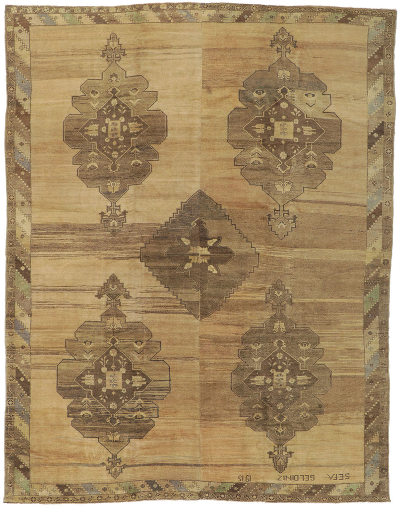 10 x 12 Vintage Turkish Kars Rug 51369