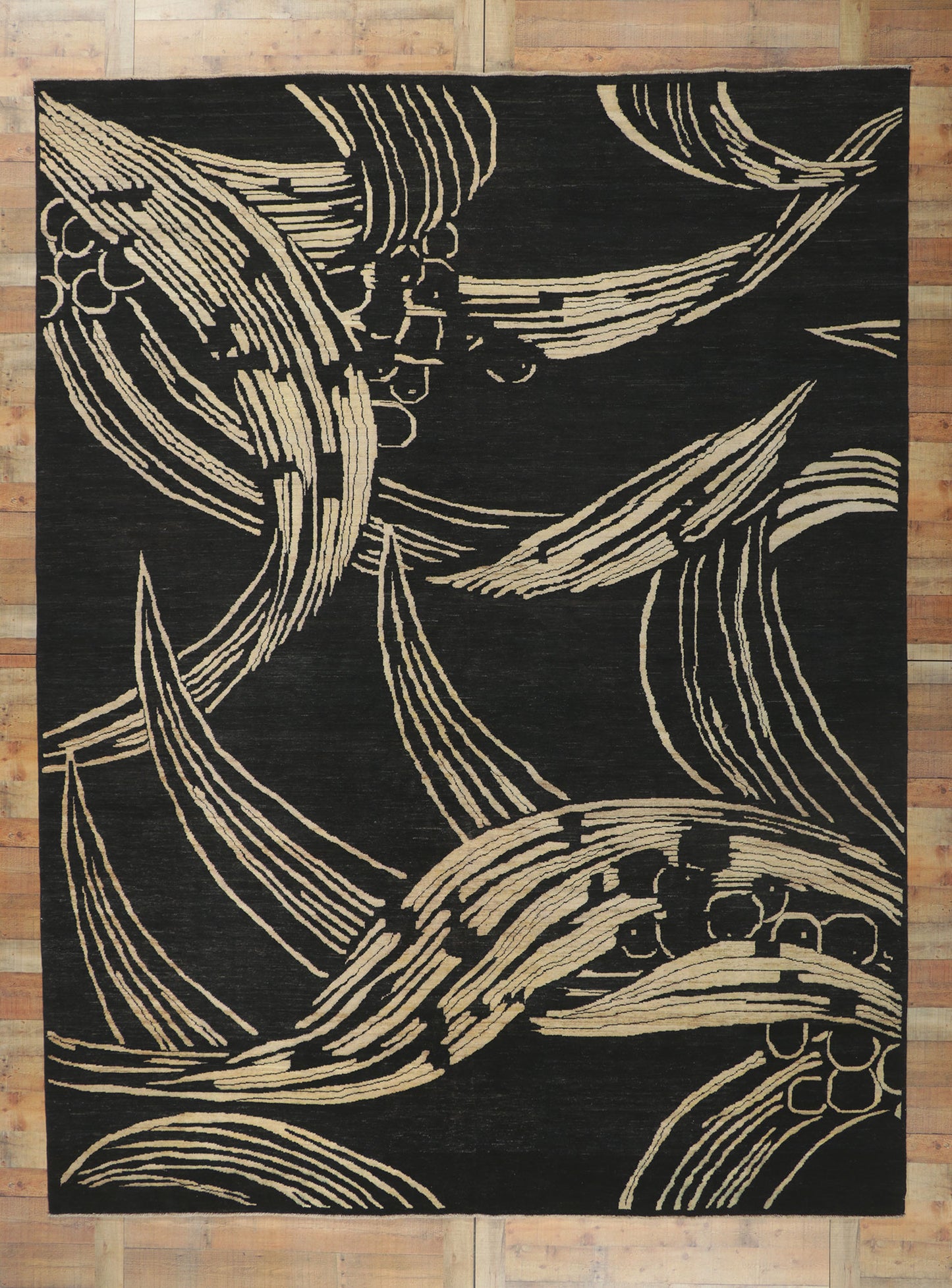10 x 13 Biophilic Organic Modern Area Rug 80750