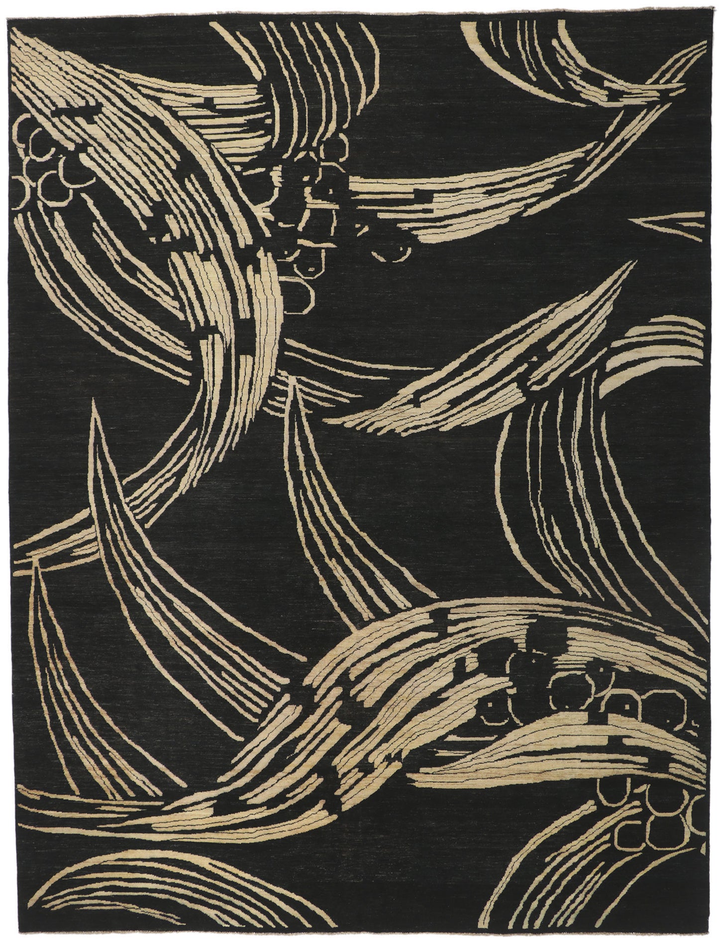 10 x 13 Biophilic Organic Modern Area Rug 80750