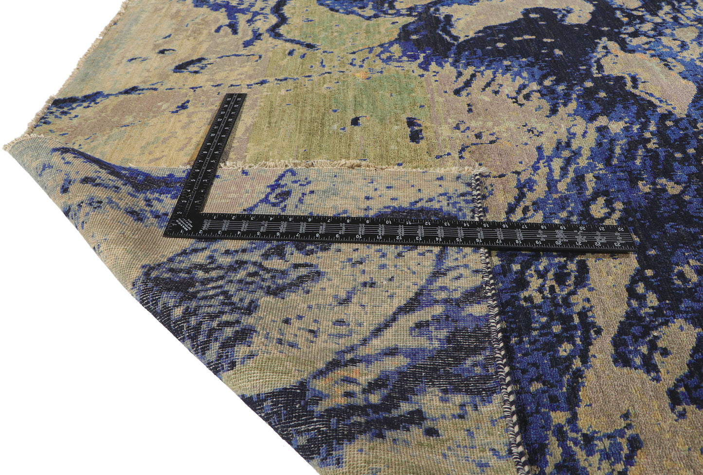 10 x 14 Contemporary Seascape Area Rug 80753