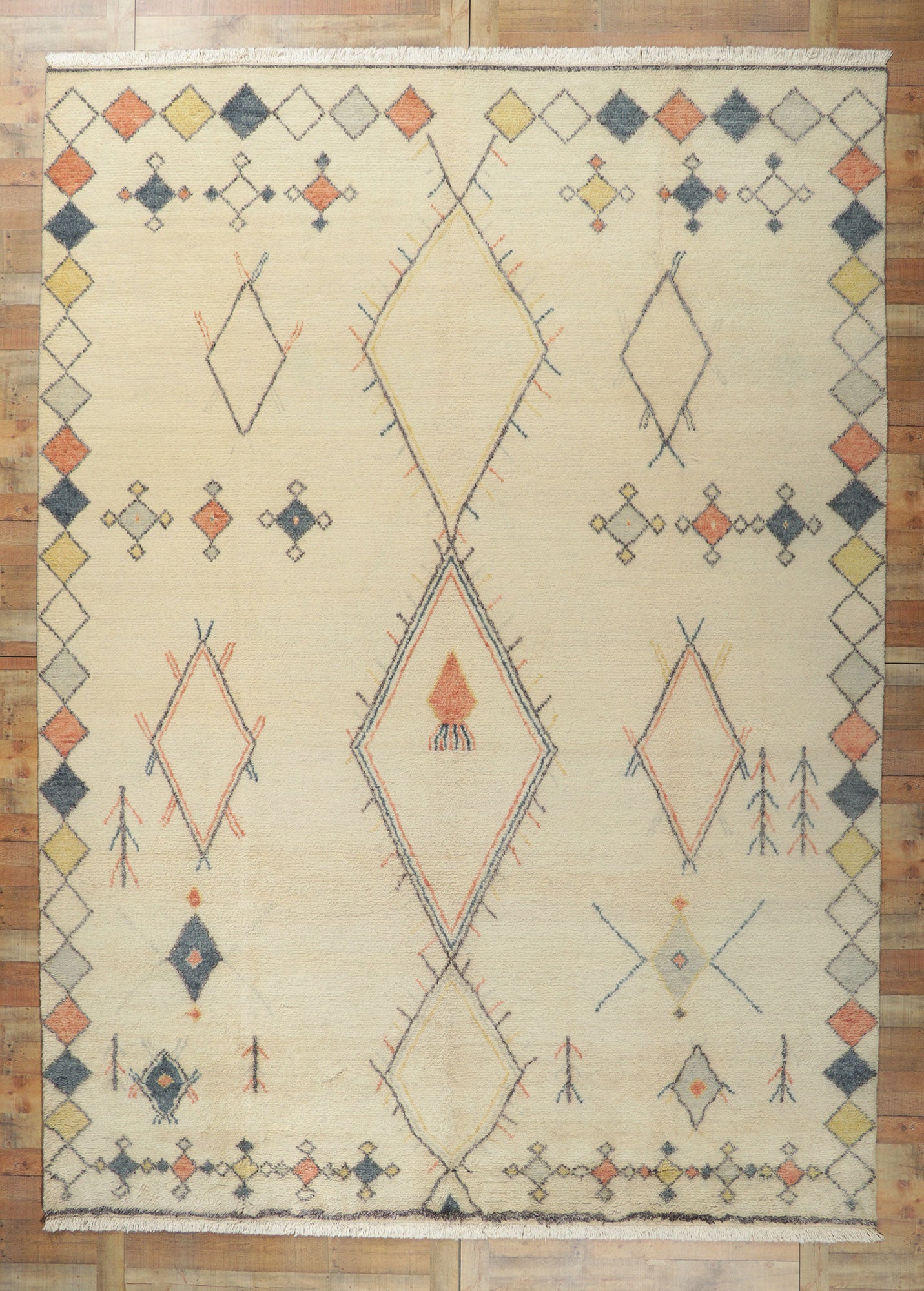 10 x 14 Tribal Moroccan Area Rug 30340