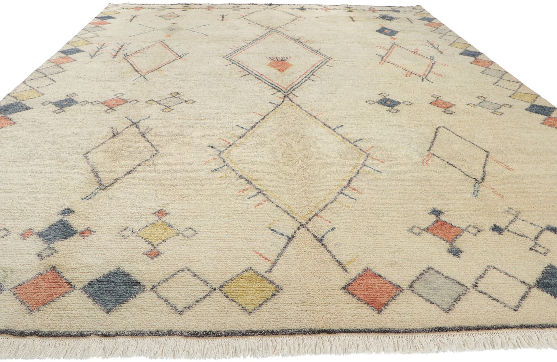 10 x 14 Tribal Moroccan Area Rug 30340