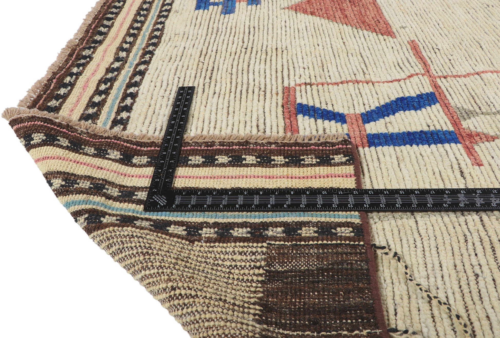 10 x 14 Brutalist Moroccan Area Rug 80711