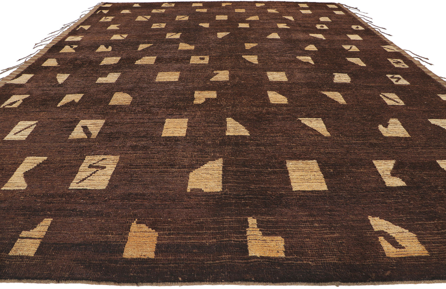 10 x 14 Earth-Tone Moroccan Rug 80810