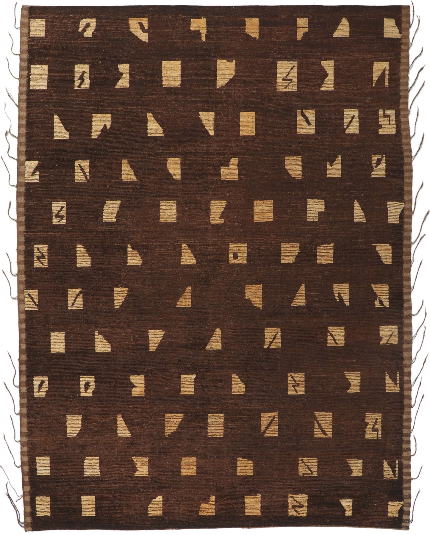10 x 14 Earth-Tone Moroccan Rug 80810