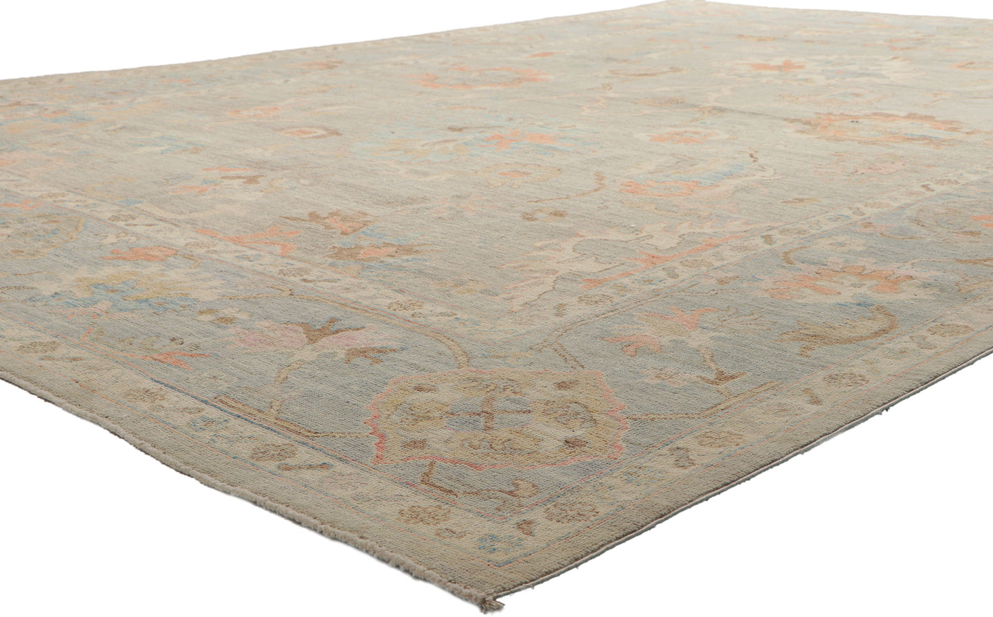 10 x 14 Modern Oushak Rug 80922