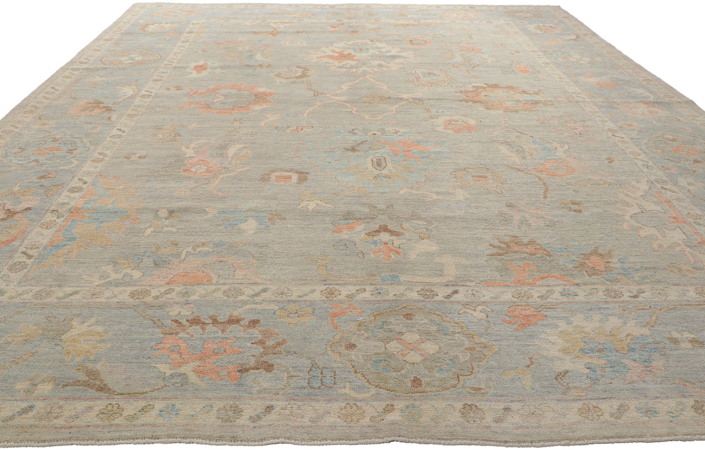 10 x 14 Modern Oushak Rug 80922