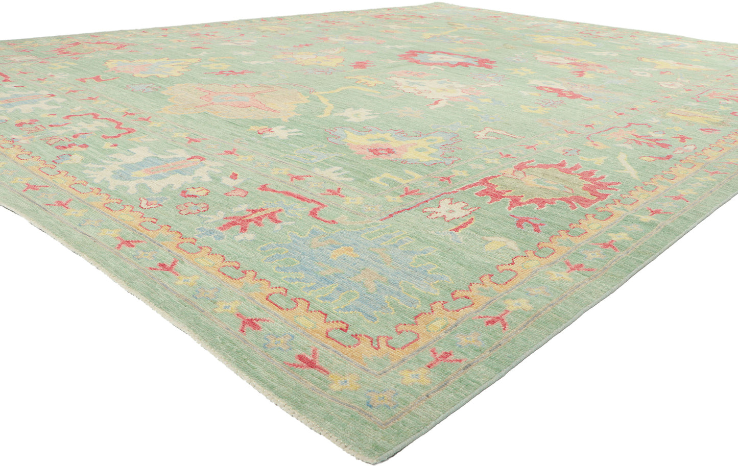 10 x 14 Colorful Oushak Rug 80924