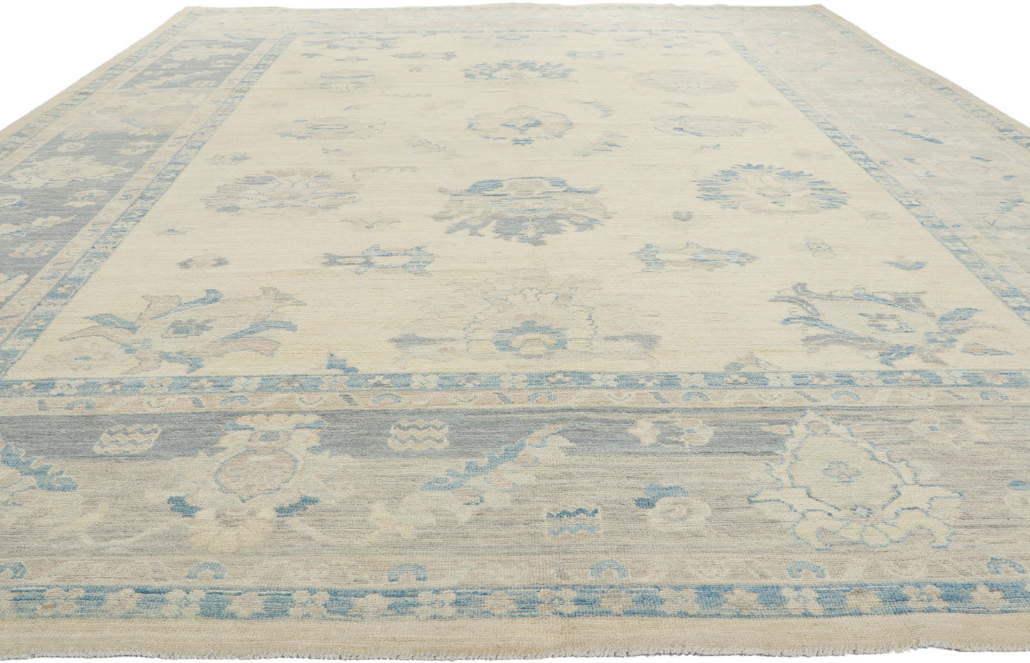 10 x 14 Vintage-Inspired Oushak Rug 80930