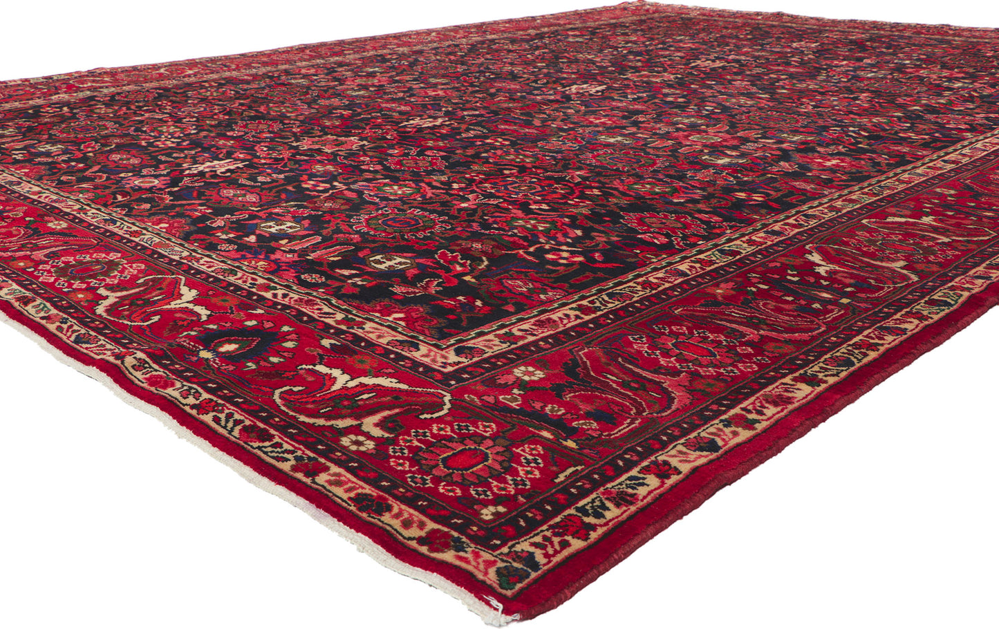 10 x 14 Vintage Persian Malayer Rug 61203