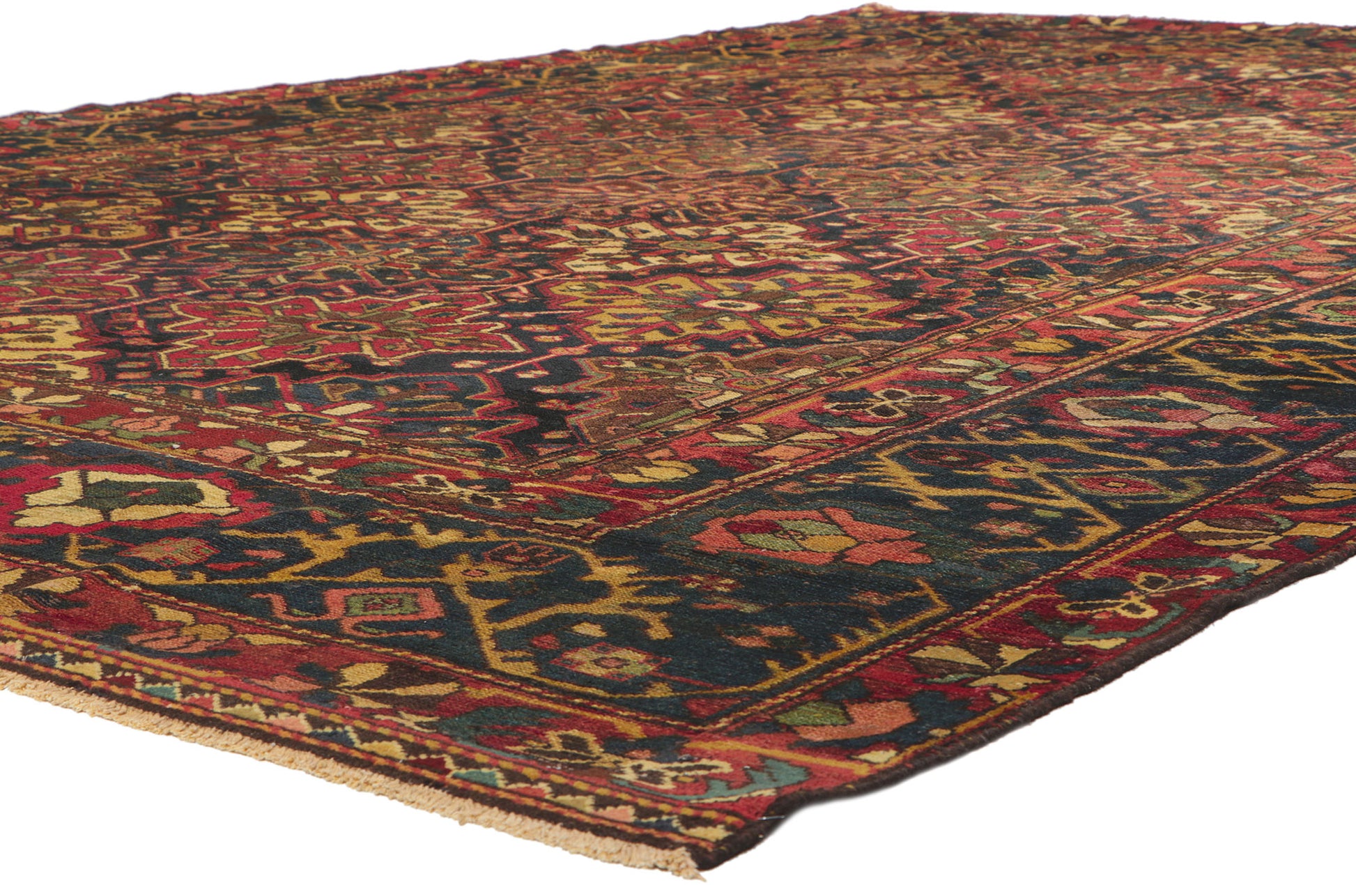 10 x 16 Antique Persian Bakhtiari Rug 61097