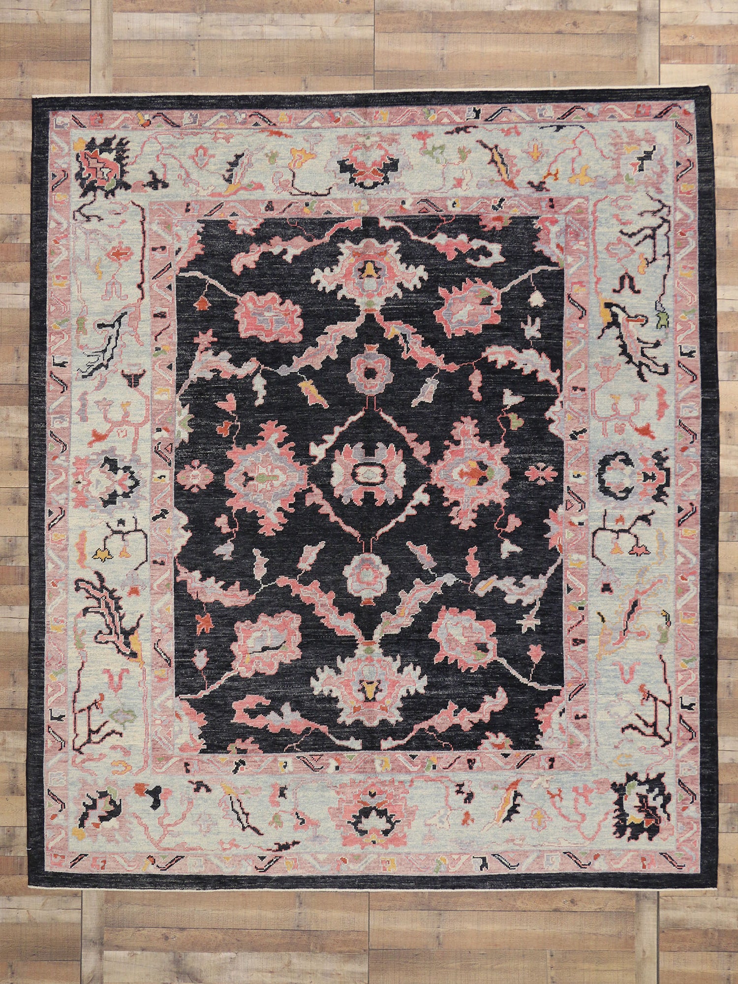 10 x 11 Colorful Turkish Oushak Rug 52375