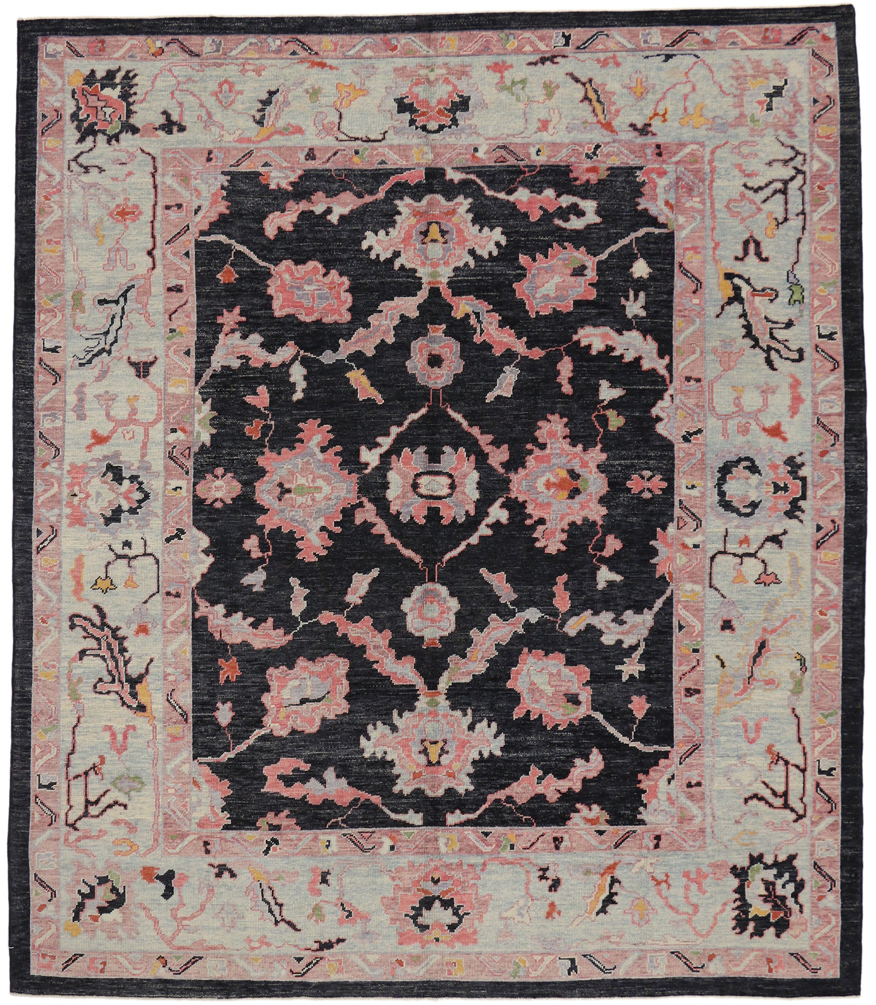 10 x 11 Colorful Turkish Oushak Rug 52375