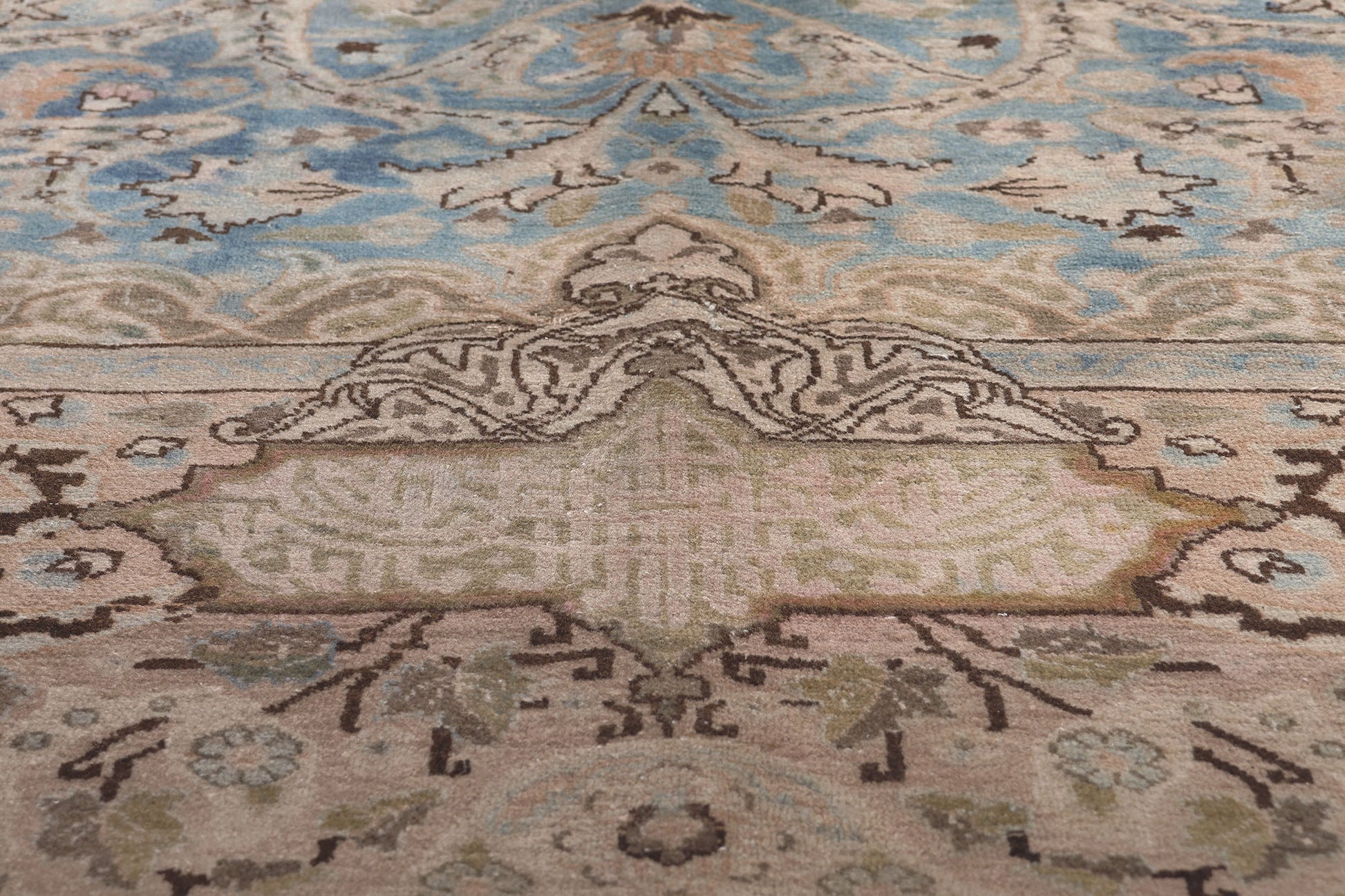 10 x 12 Vintage Persian Kashan Rug 78591