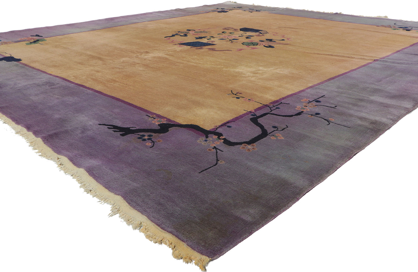 10 x 12 Antique Chinese Art Deco Rug 78185
