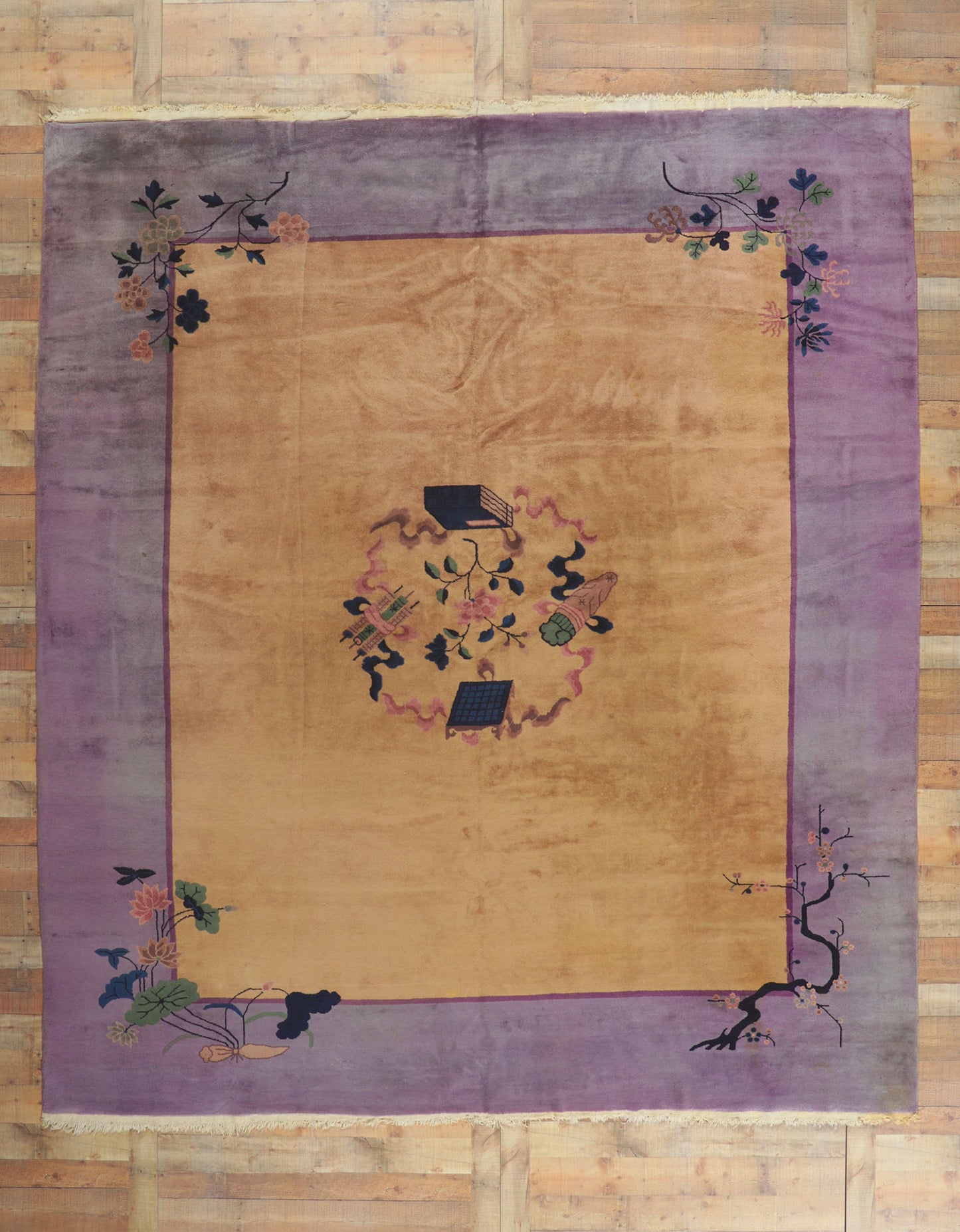 10 x 12 Antique Chinese Art Deco Rug 78185