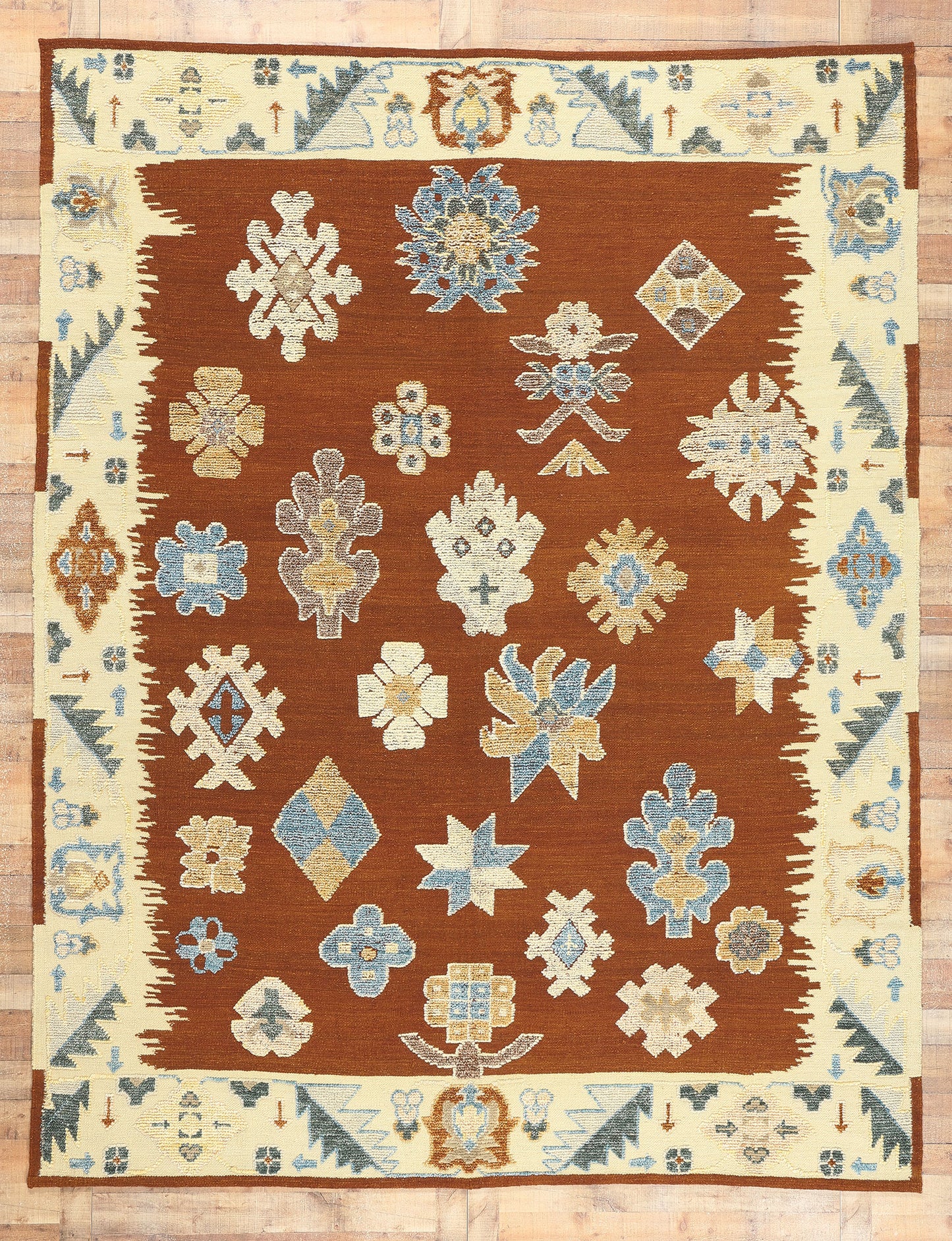 10 x 12 Oushak High-Low Rug 30894