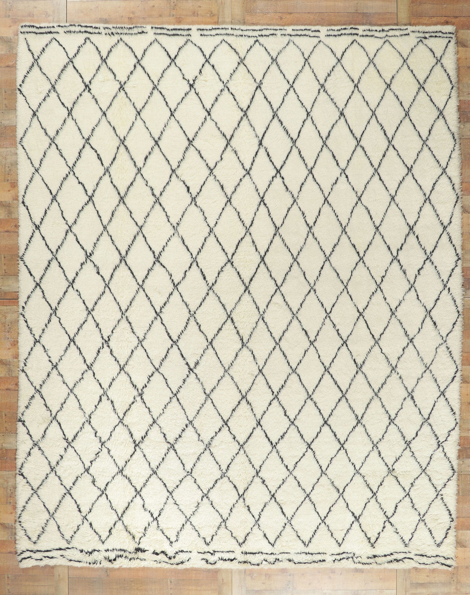 10 x 13 Modern Moroccan Area Rug 30420