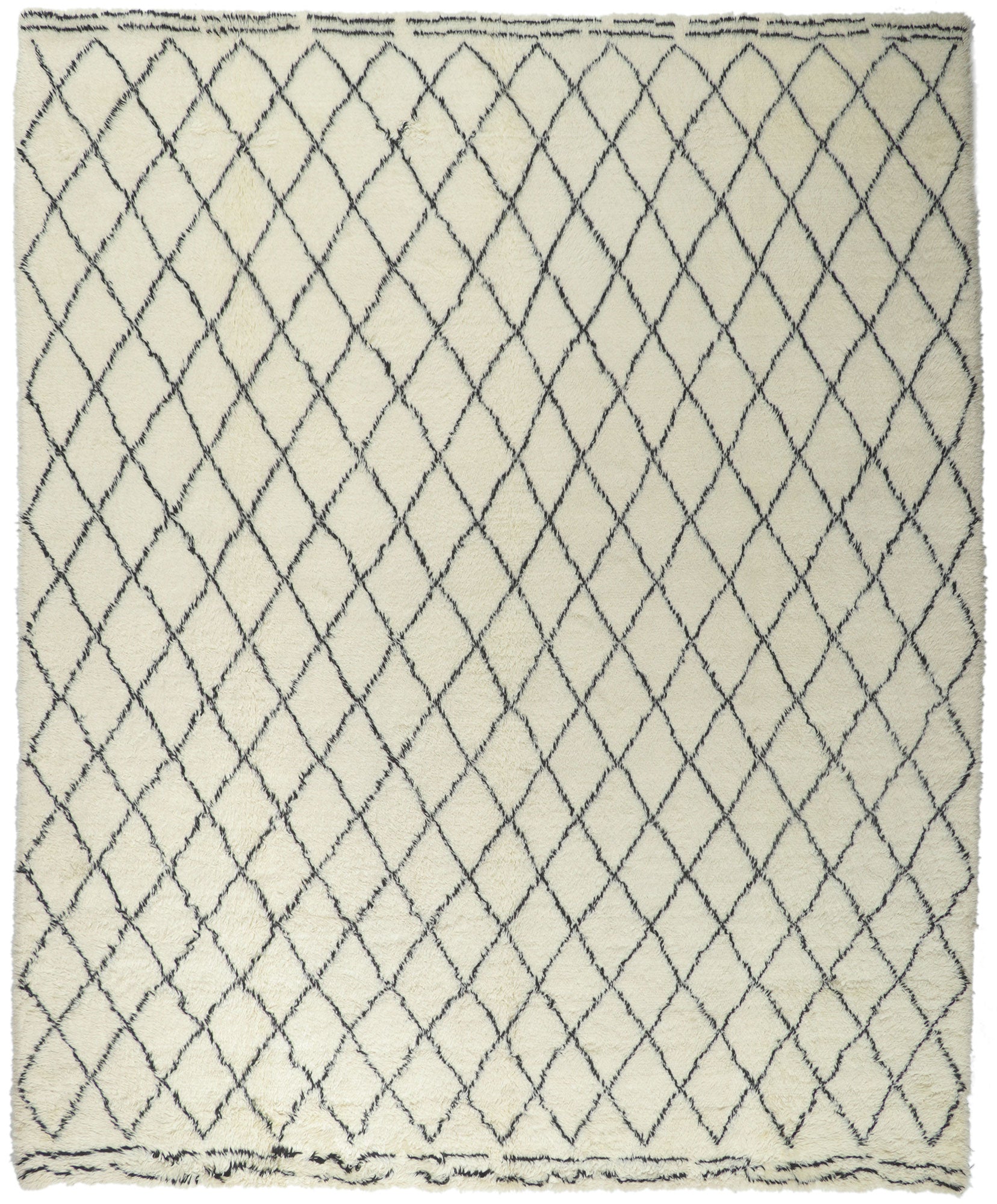10 x 13 Modern Moroccan Area Rug 30420