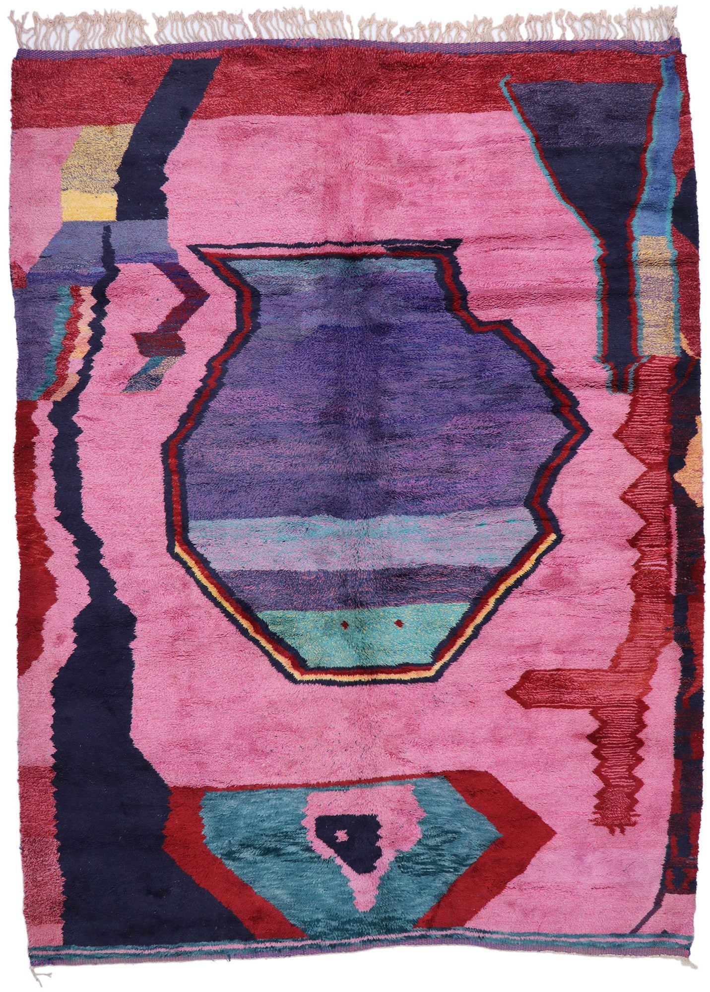 10 x 13 Colorful Beni Mrirt Moroccan Rug 21102