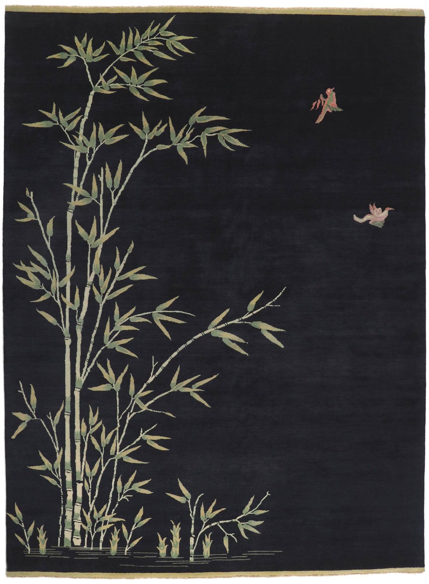10 x 13 Chinese Art Deco Pictorial Rug 30820