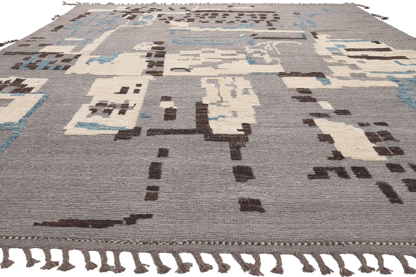 10 x 13 Modern Moroccan Rug 80983